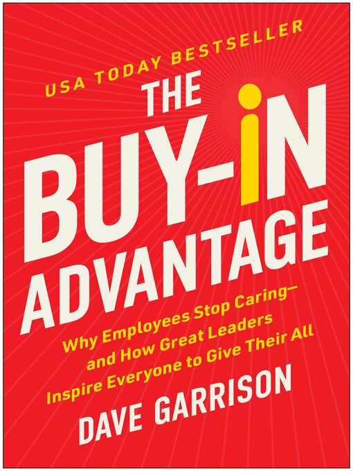 Title details for The Buy-In Advantage by Dave Garrison - Available